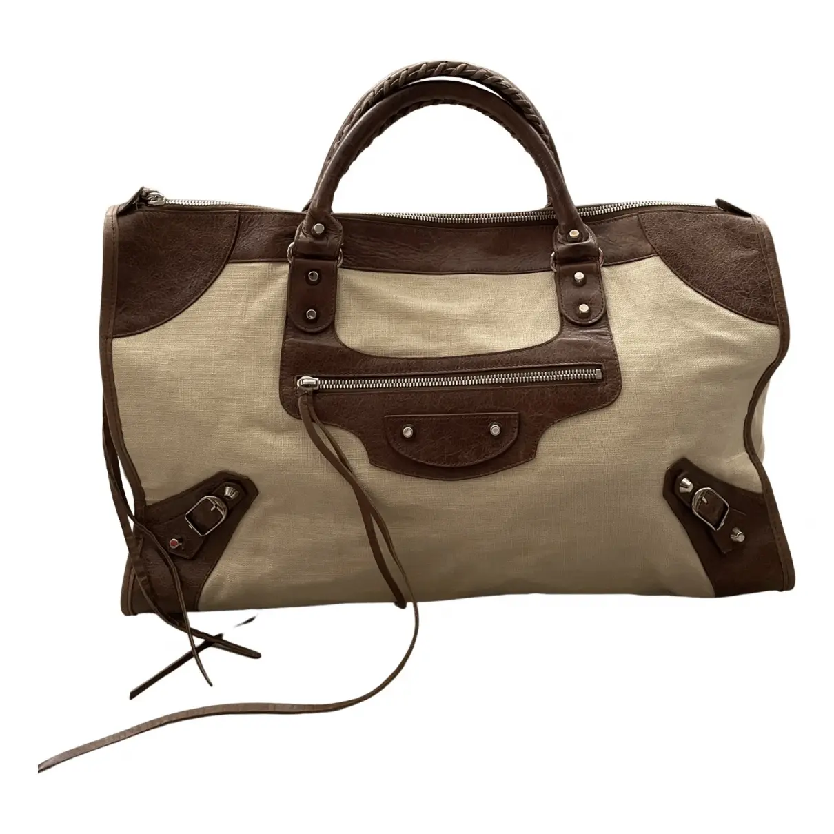 Work linen handbag Balenciaga