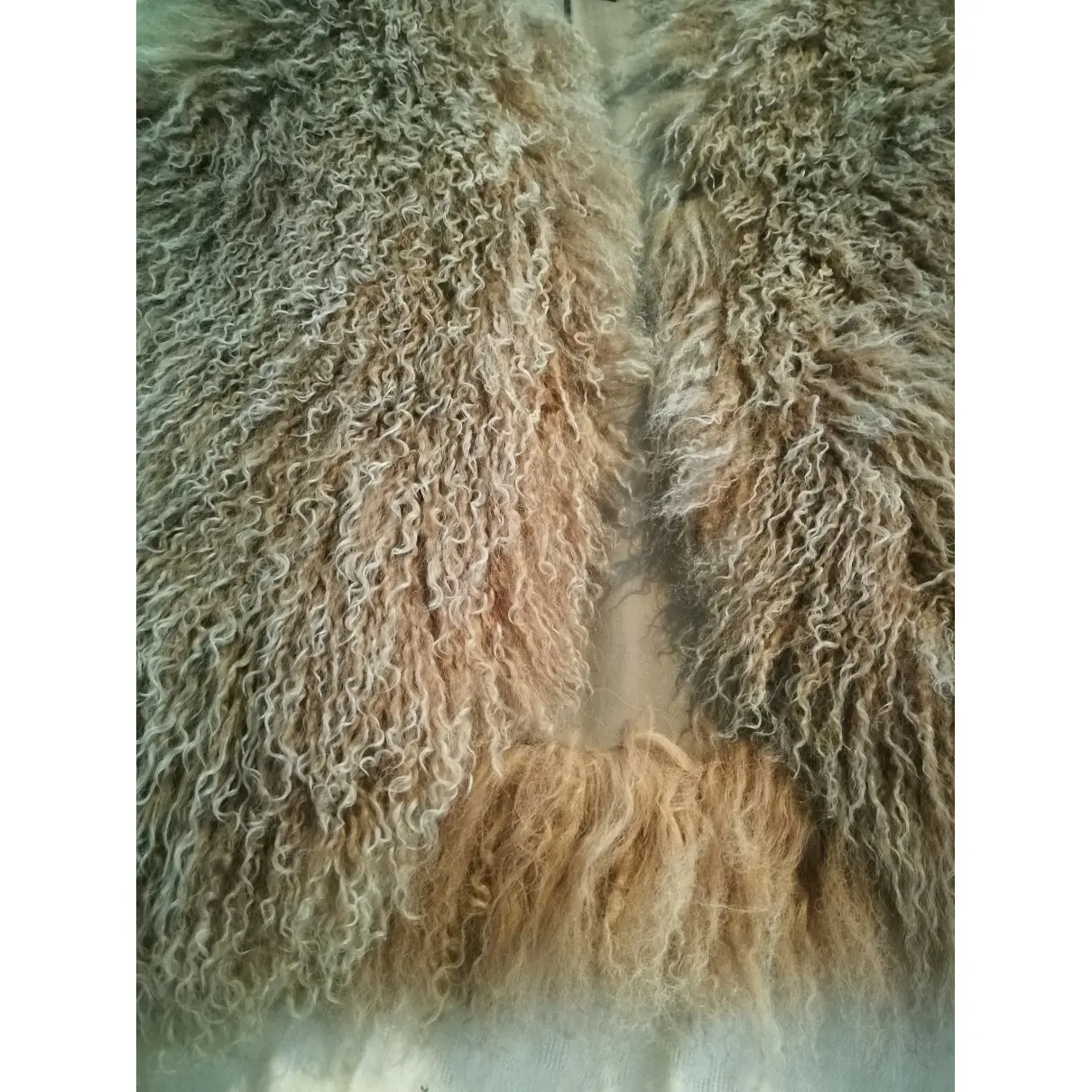 Mongolian lamb jacket Haute Hippie