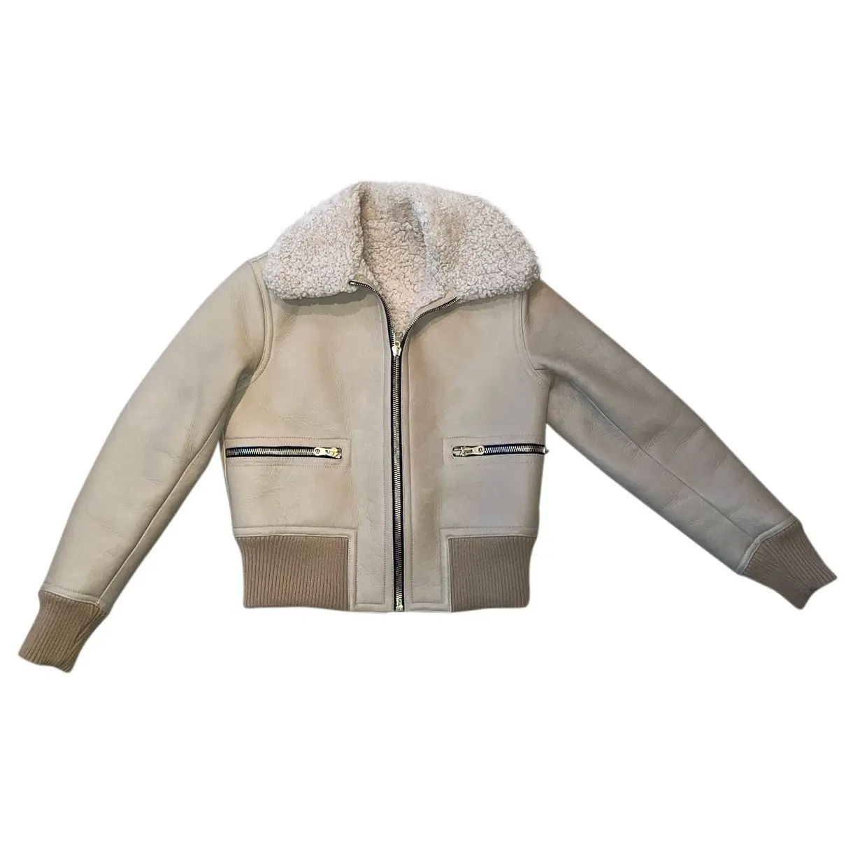 Mongolian lamb jacket Sandro