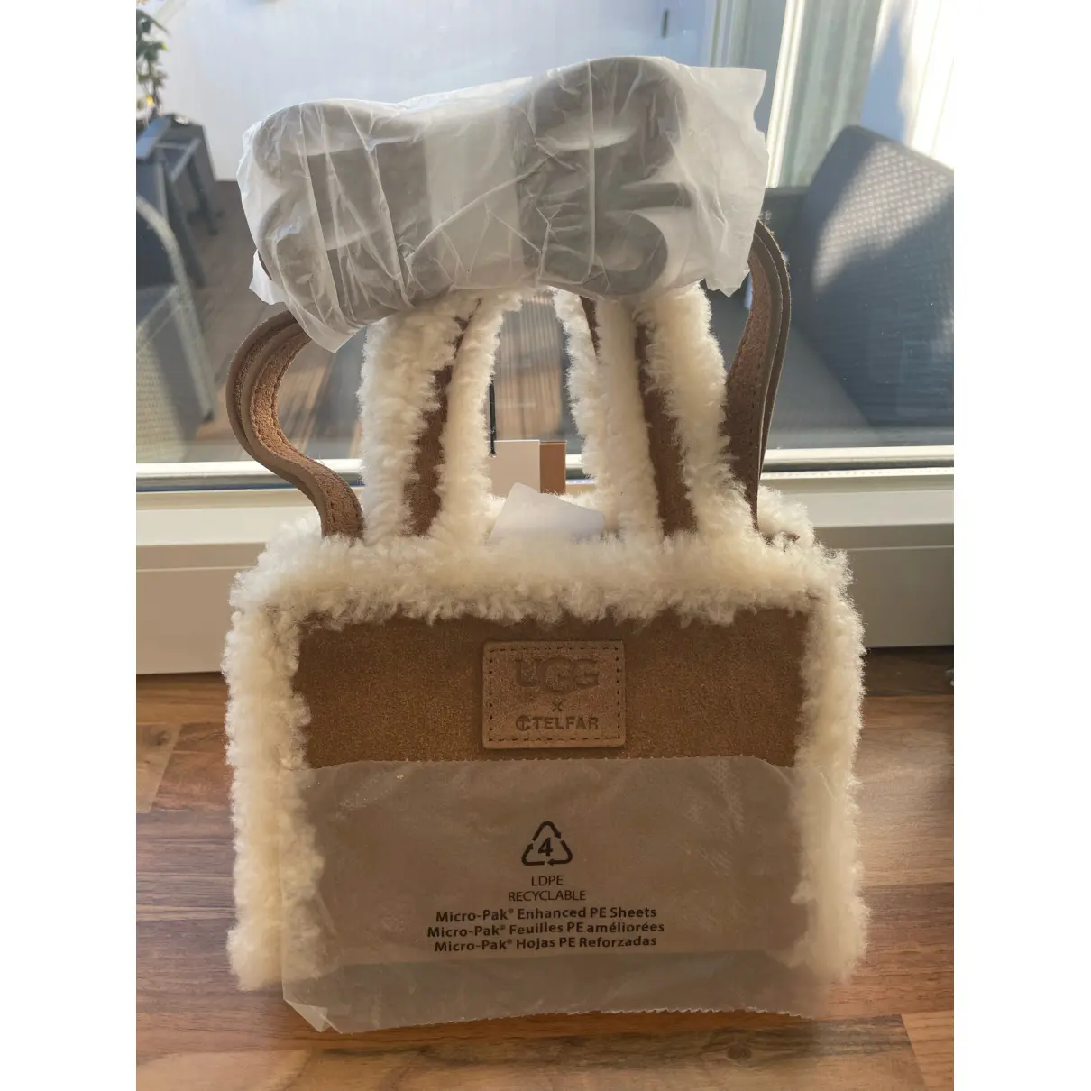 Buy Ugg X Telfar Mongolian lamb bag online
