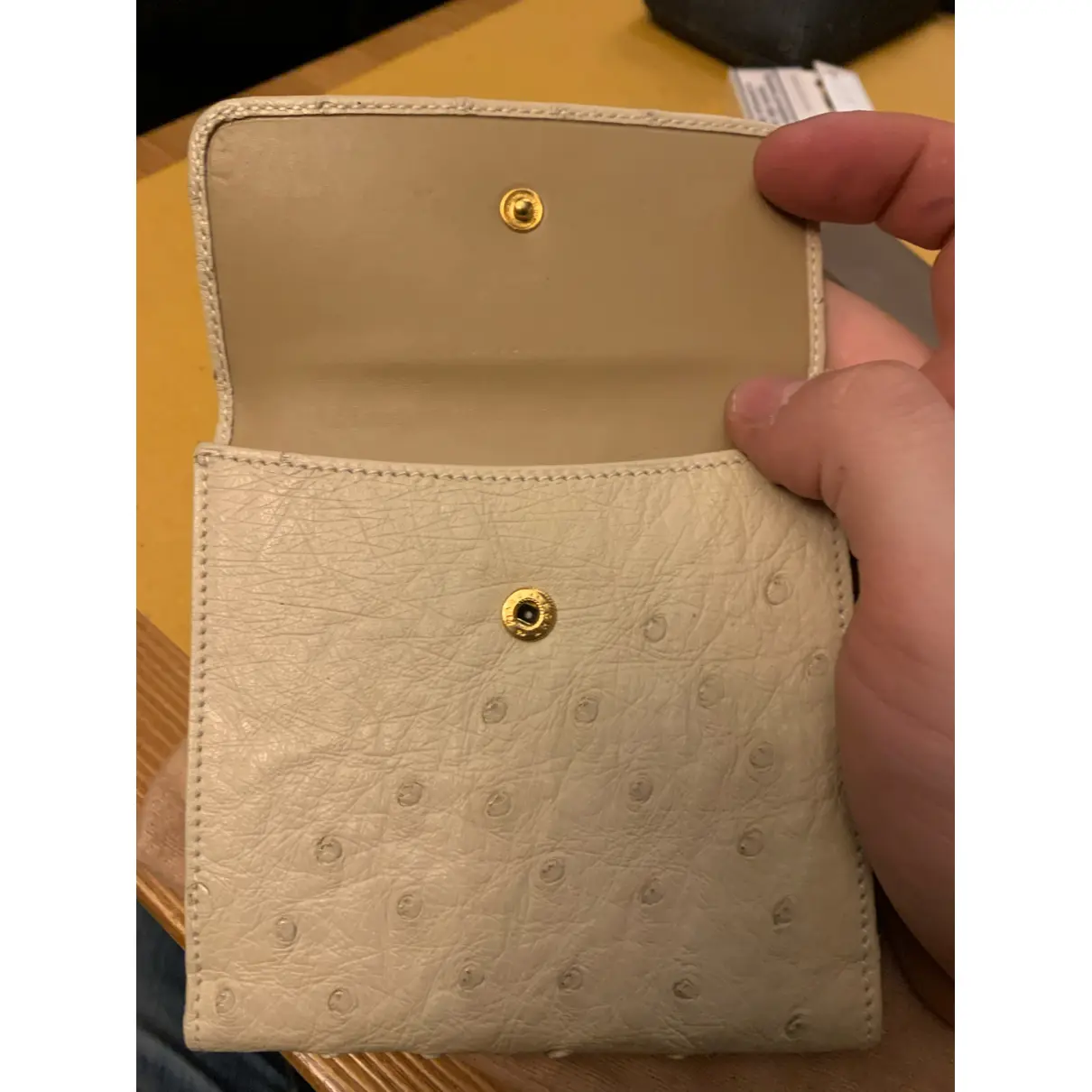 Ostrich wallet Gucci