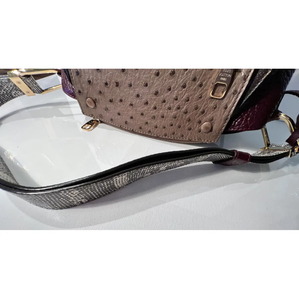 Majestueux ostrich handbag Louis Vuitton