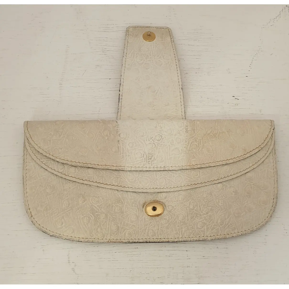 Ostrich clutch bag Pierre Cardin - Vintage