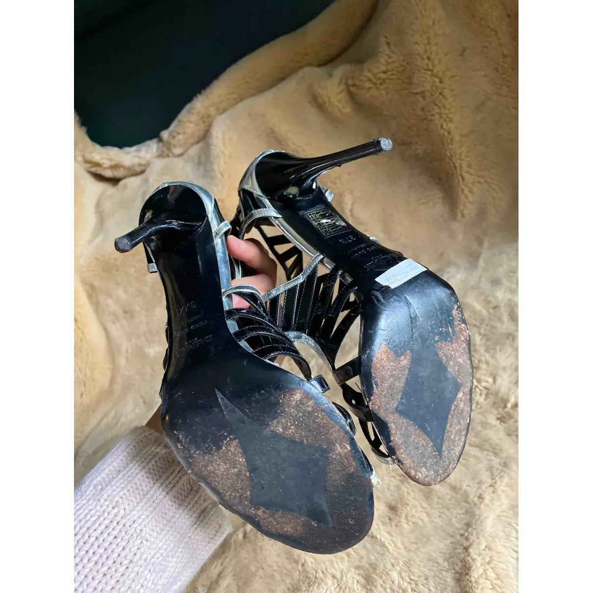 Patent leather heels Balmain