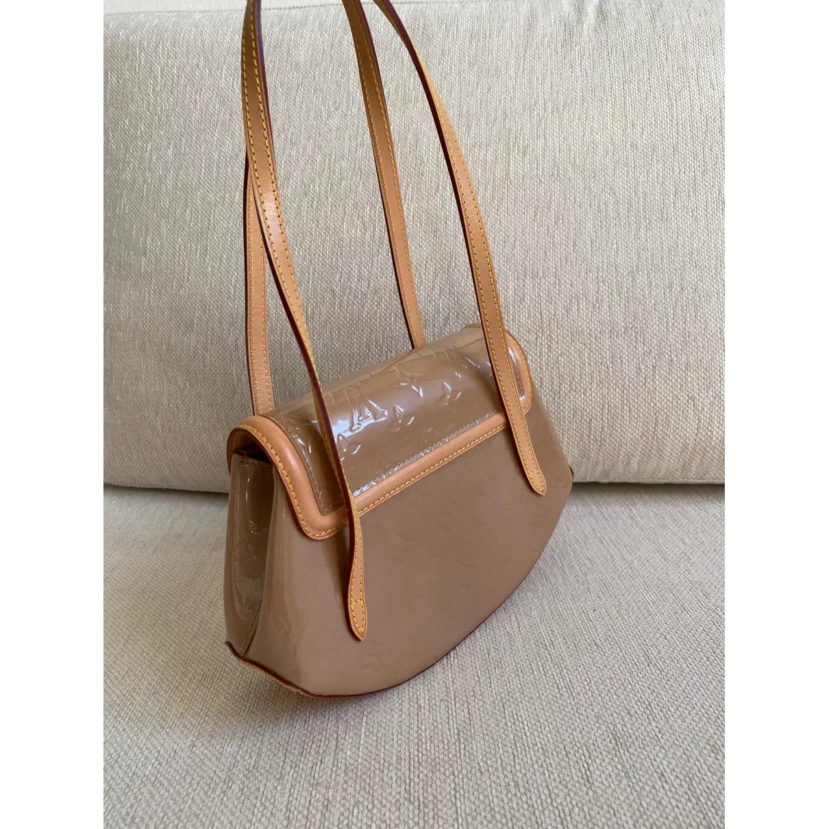 Buy Louis Vuitton Biscayne Bay patent leather handbag online