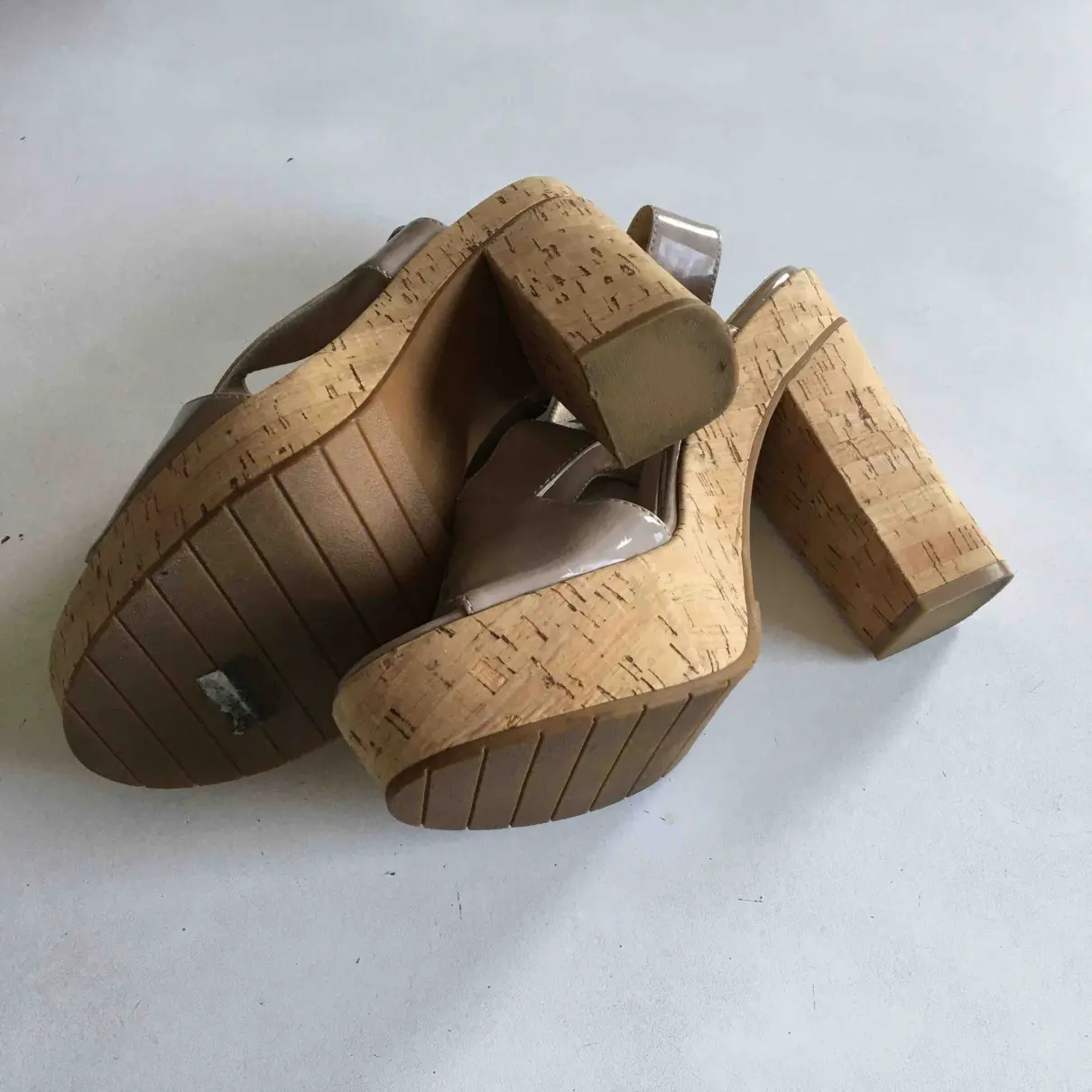 Patent leather sandal Calvin Klein