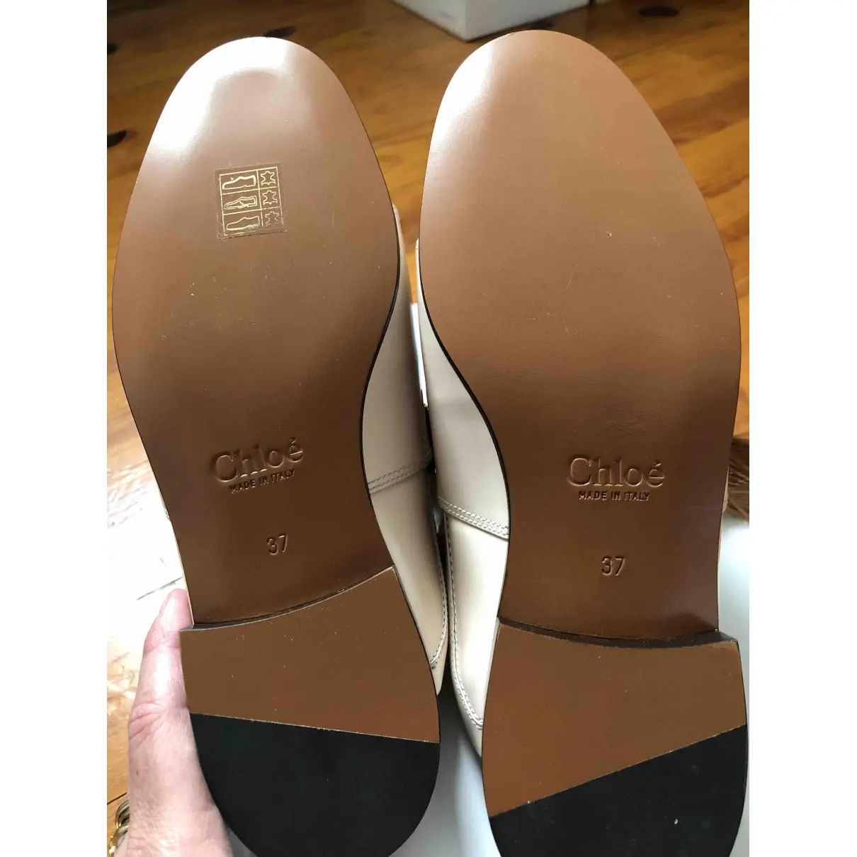Patent leather sandals Chloé
