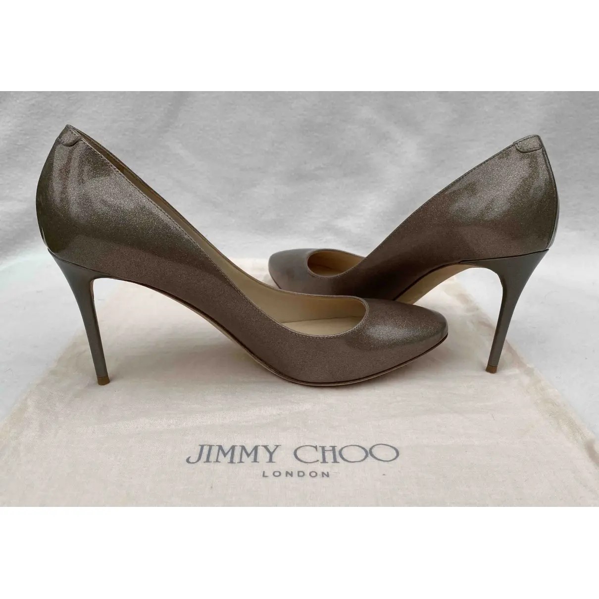 Jimmy Choo Esme patent leather heels for sale
