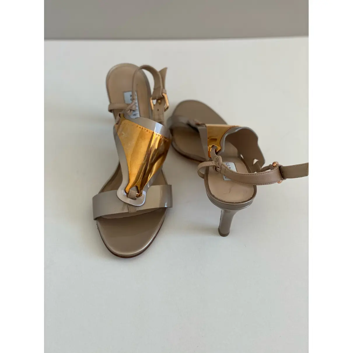Patent leather sandals Fratelli Rossetti