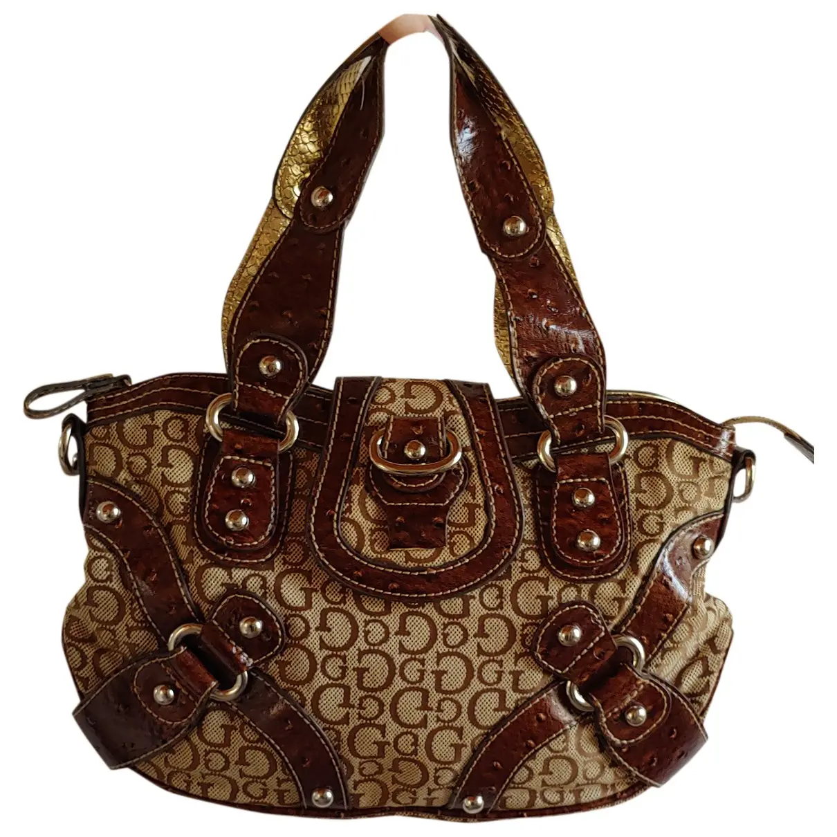 Patent leather handbag GUESS - Vintage