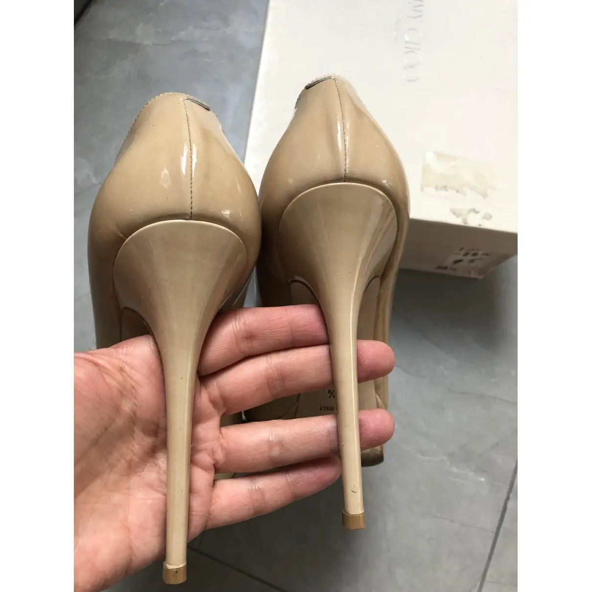 Jimmy Choo Patent leather heels for sale