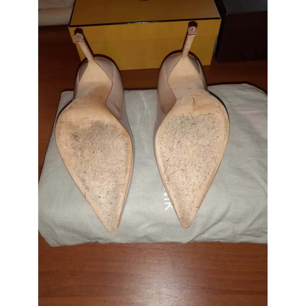 Patent leather heels Manolo Blahnik