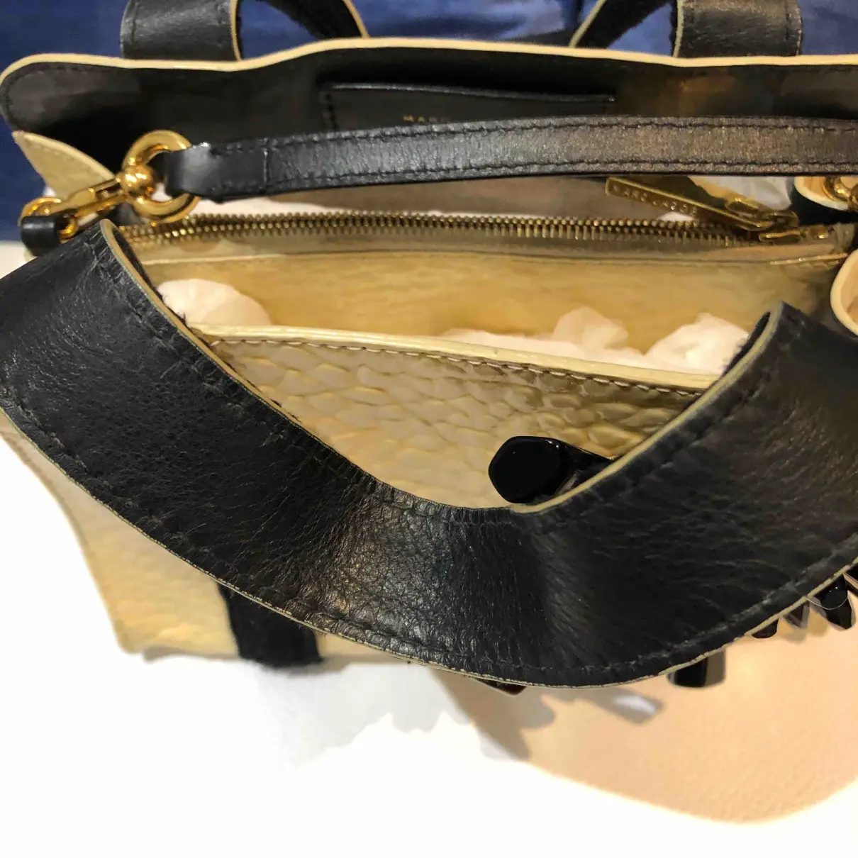 Patent leather handbag Marc Jacobs