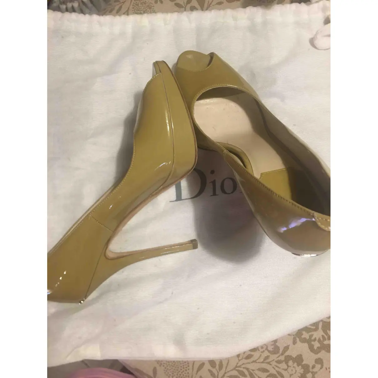 Miss Dior Peep Toes patent leather heels Dior