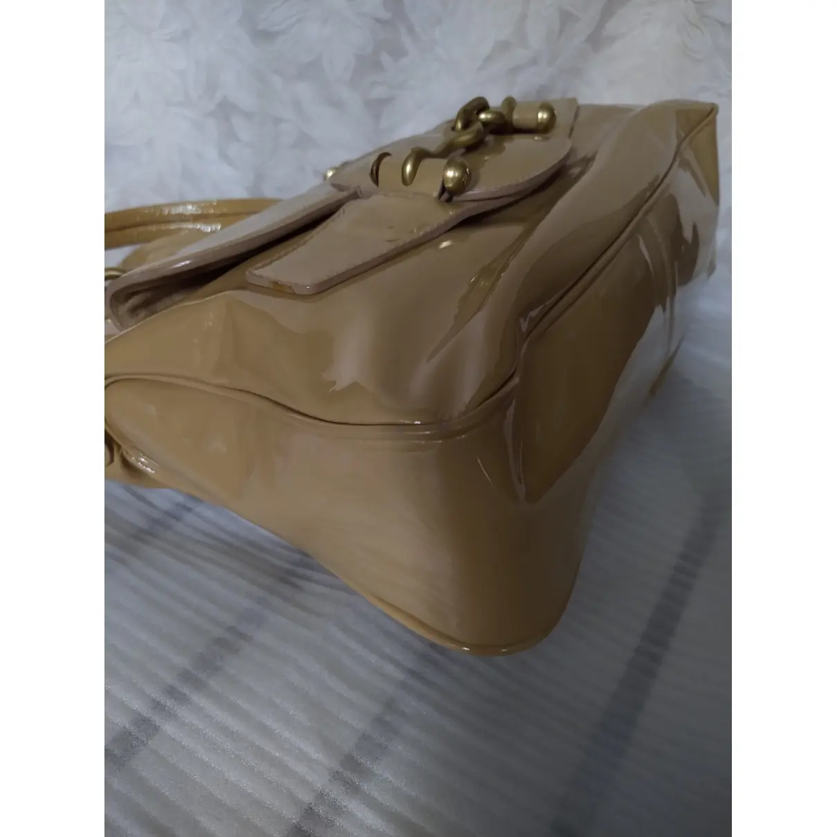 Patent leather tote Mulberry