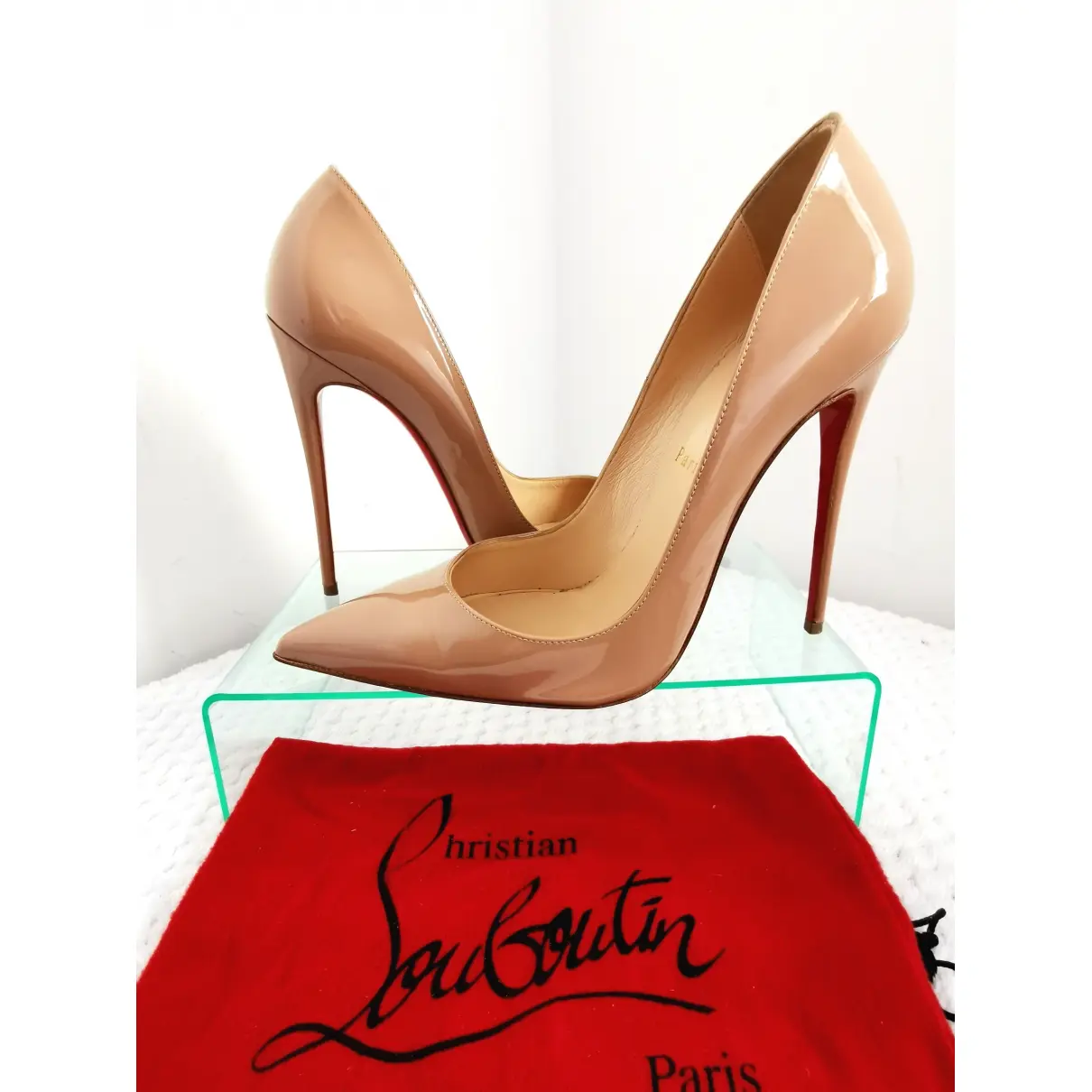 Buy Christian Louboutin Pigalle patent leather heels online