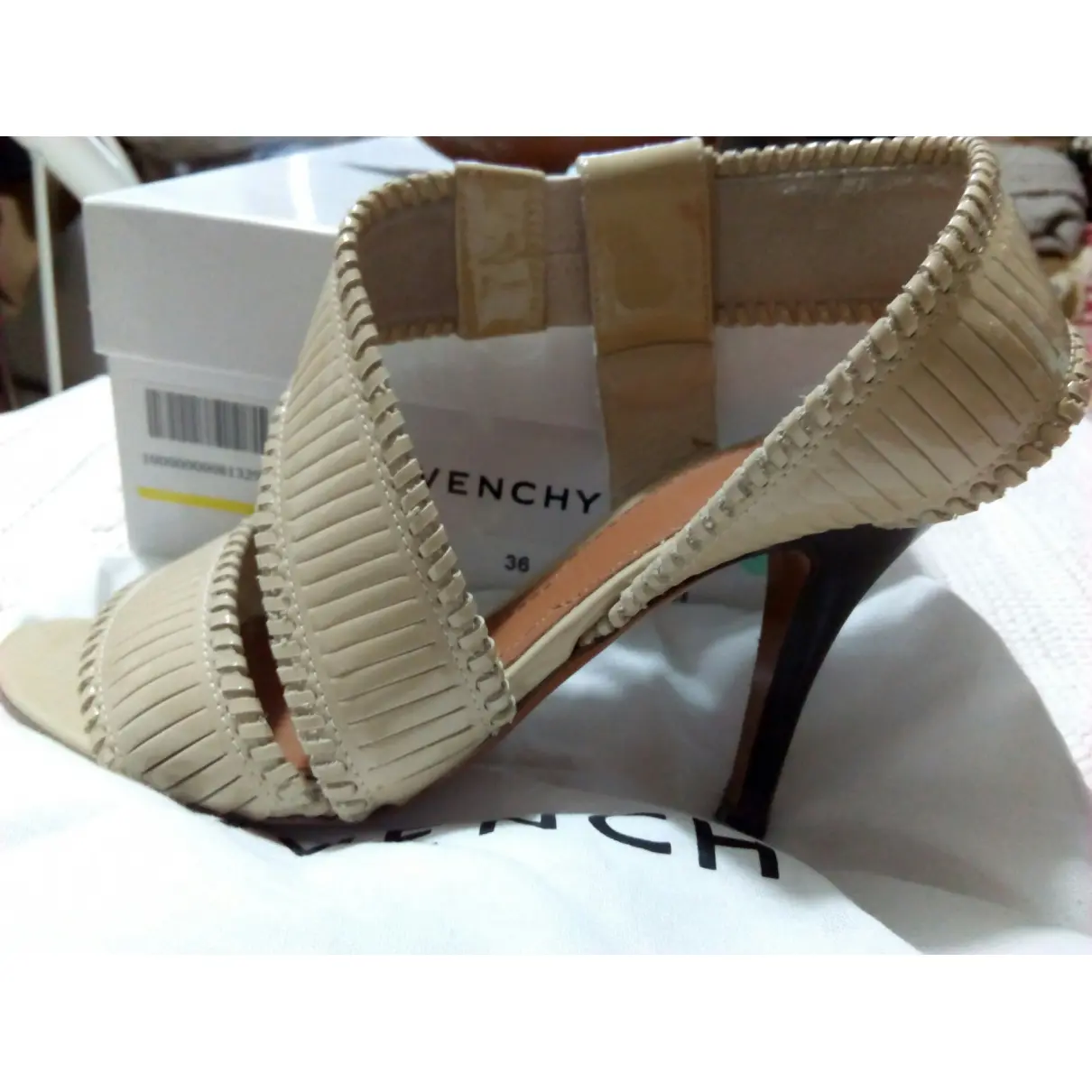 Buy Givenchy Shark patent leather sandals online