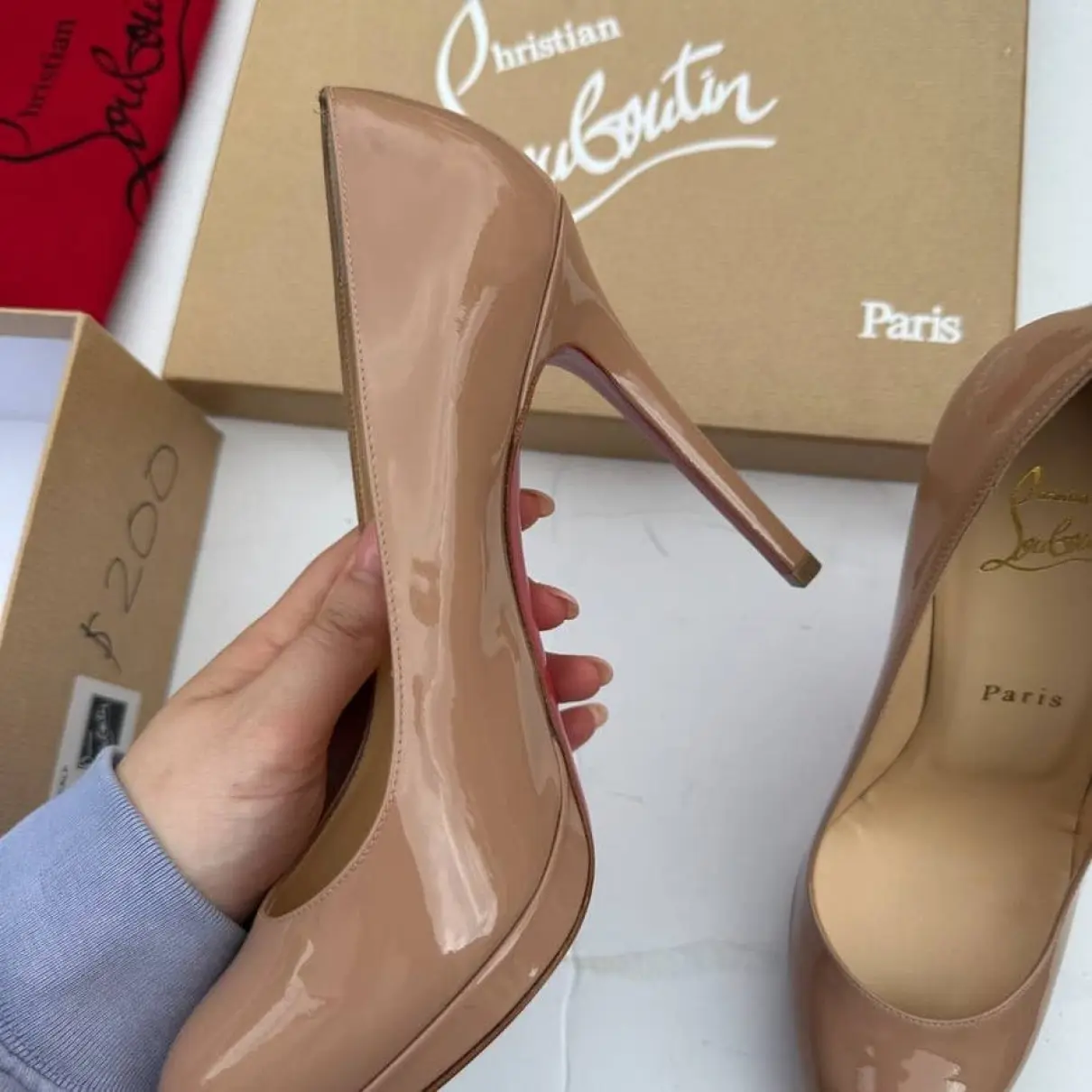 Buy Christian Louboutin Simple pump patent leather heels online