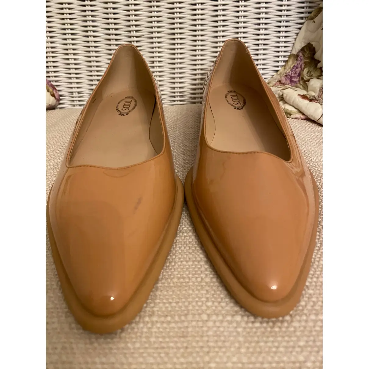 Buy Tod's Patent leather ballet flats online