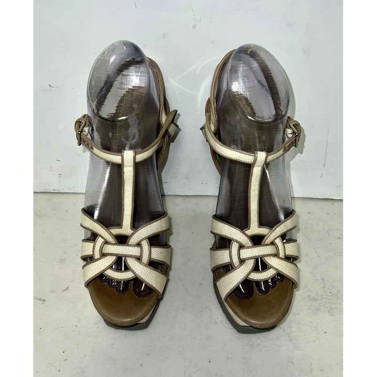 Tribute patent leather sandal Yves Saint Laurent - Vintage