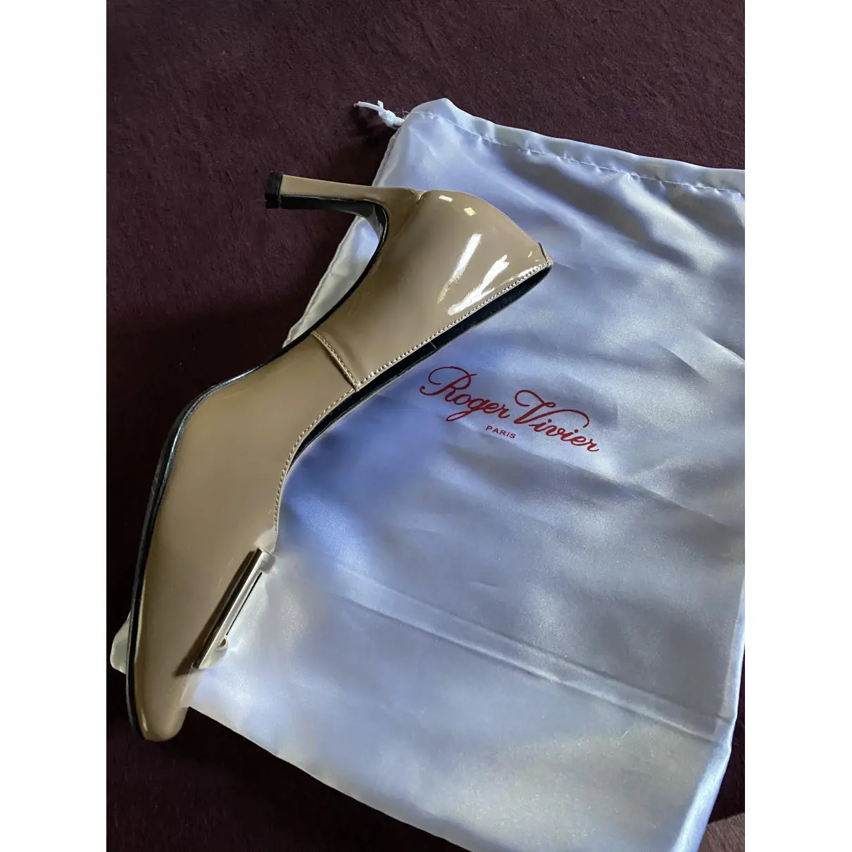 Trompette patent leather heels Roger Vivier