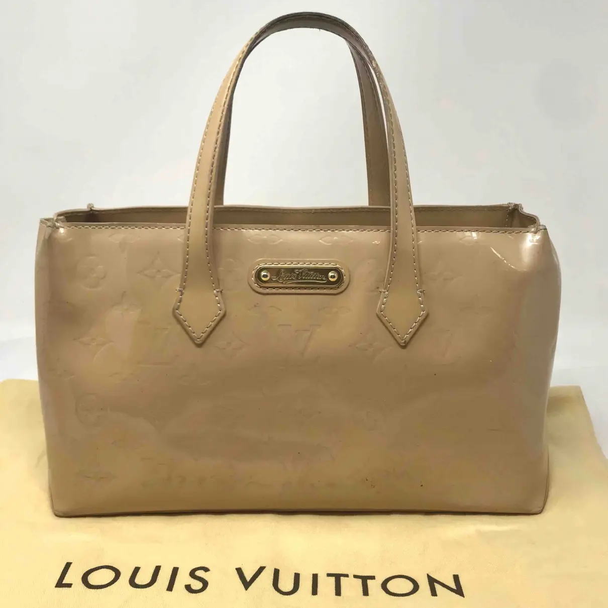 Wilshire patent leather tote Louis Vuitton