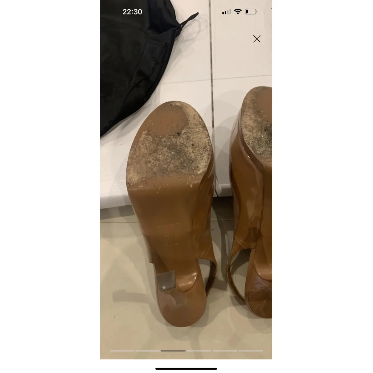Patent leather heels Yves Saint Laurent - Vintage