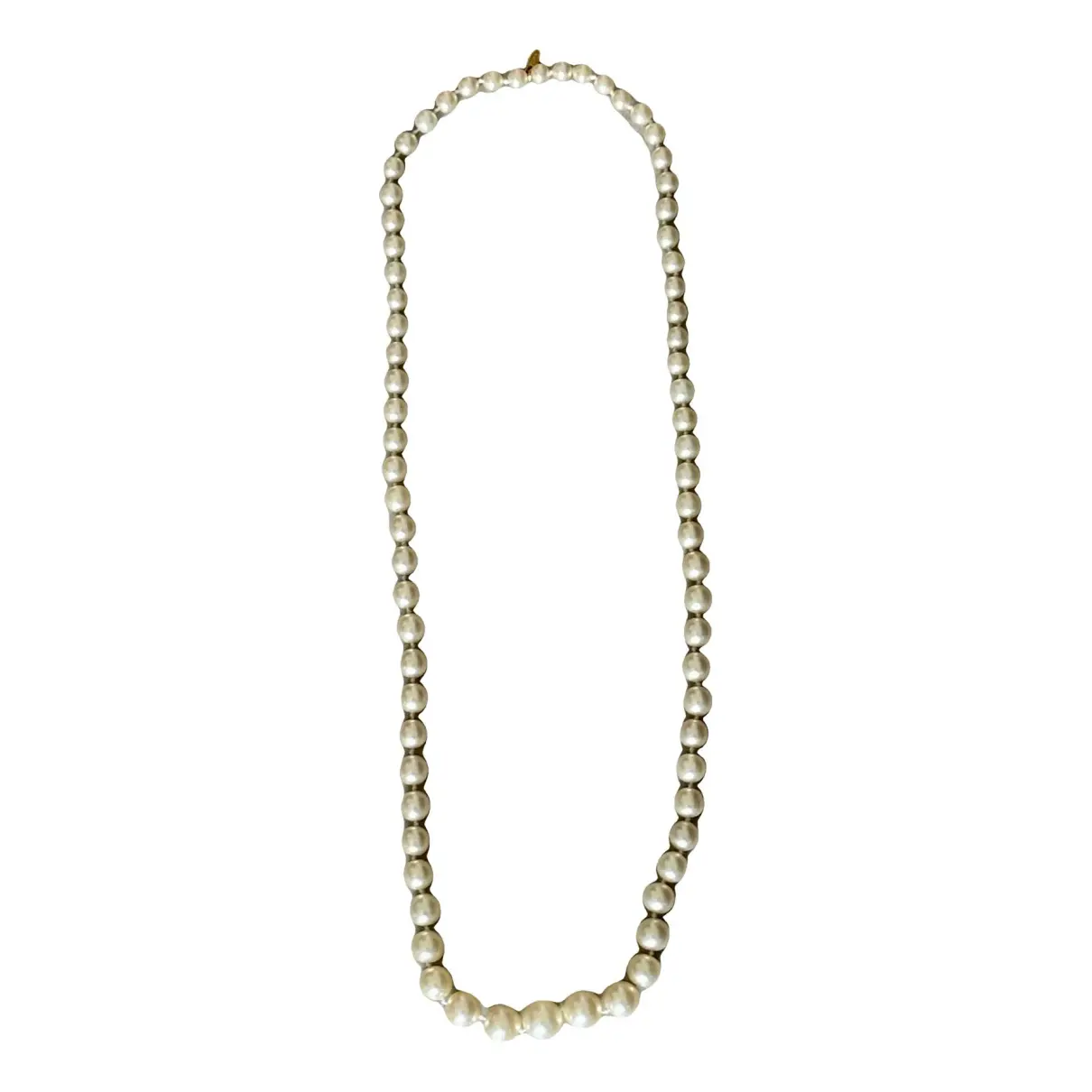 Baroque pearl long necklace