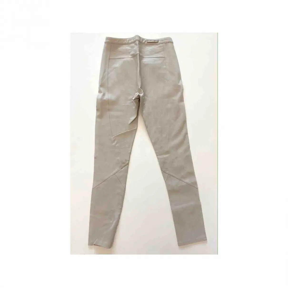 Buy GUESS Beige Polyester Trousers online