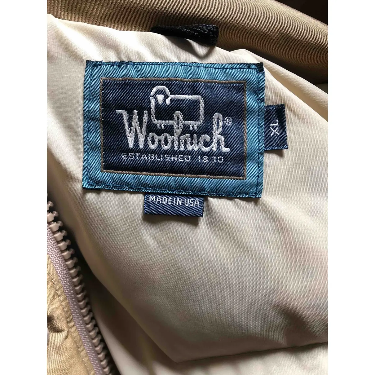 Buy Woolrich Beige Polyester Coat online