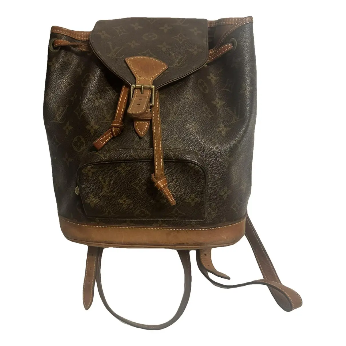 Montsouris Vintage pony-style calfskin backpack
