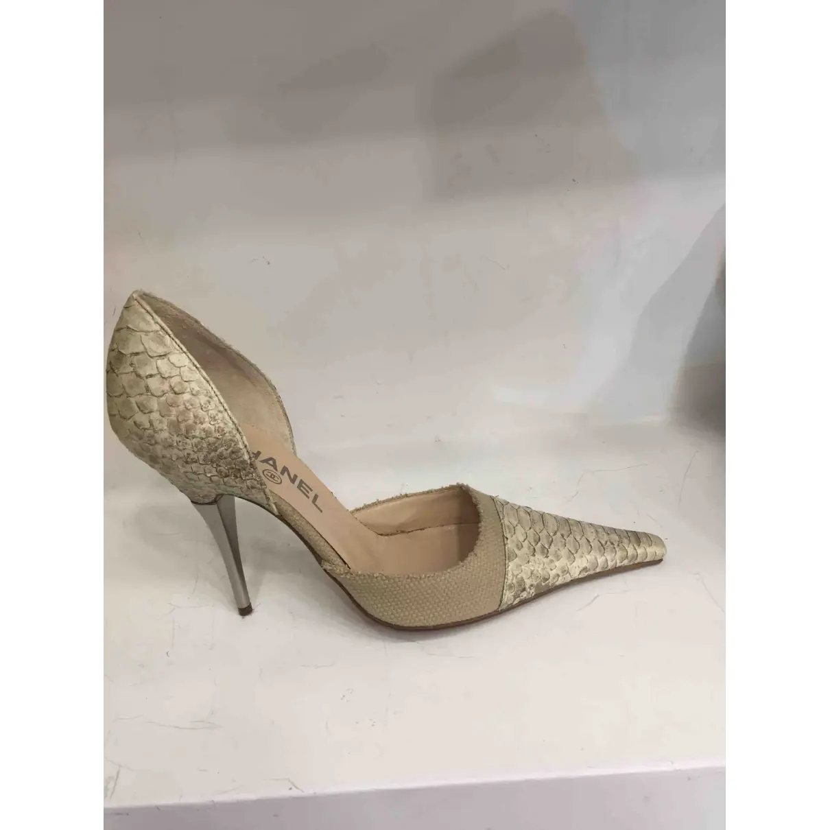Chanel Python heels for sale - Vintage
