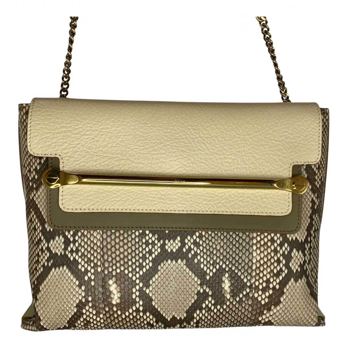 Clare python handbag Chloé - Vintage