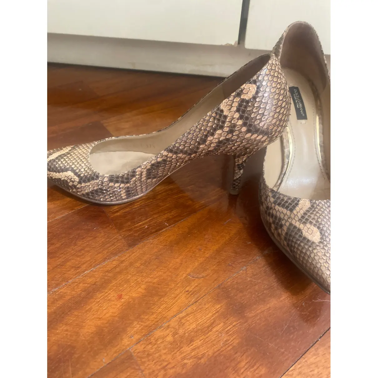 Buy Dolce & Gabbana Python heels online