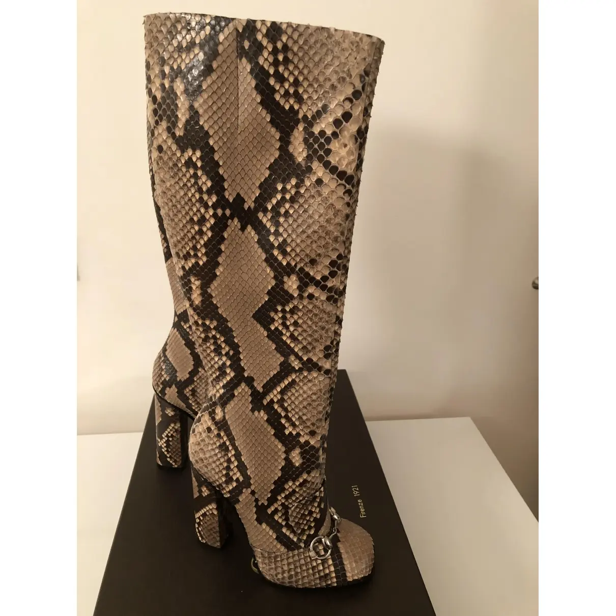 Gucci Python boots for sale