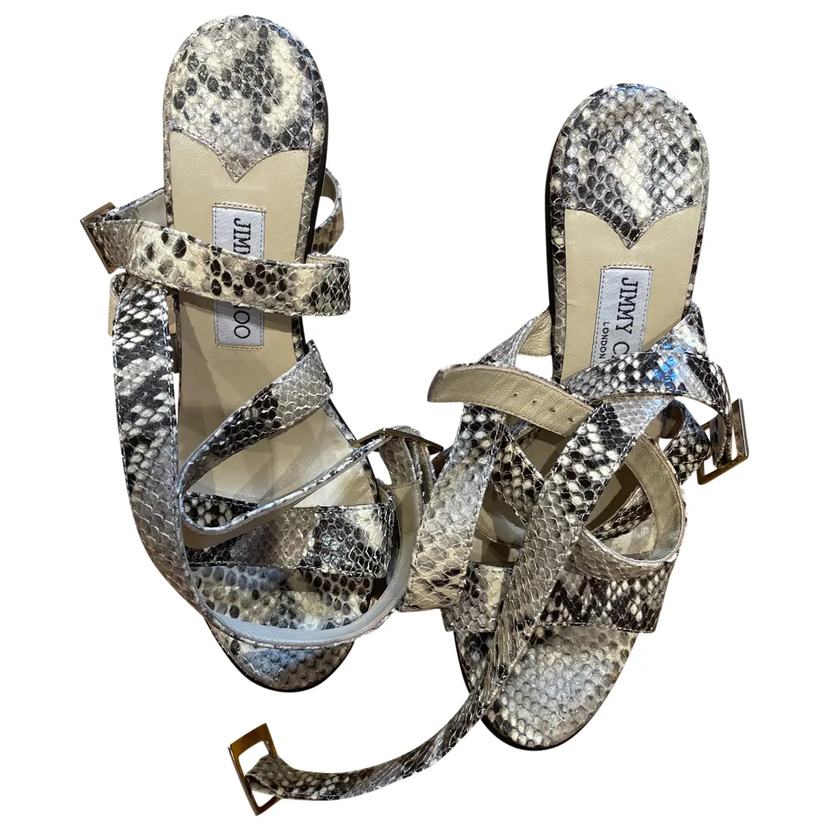 Python sandals Jimmy Choo