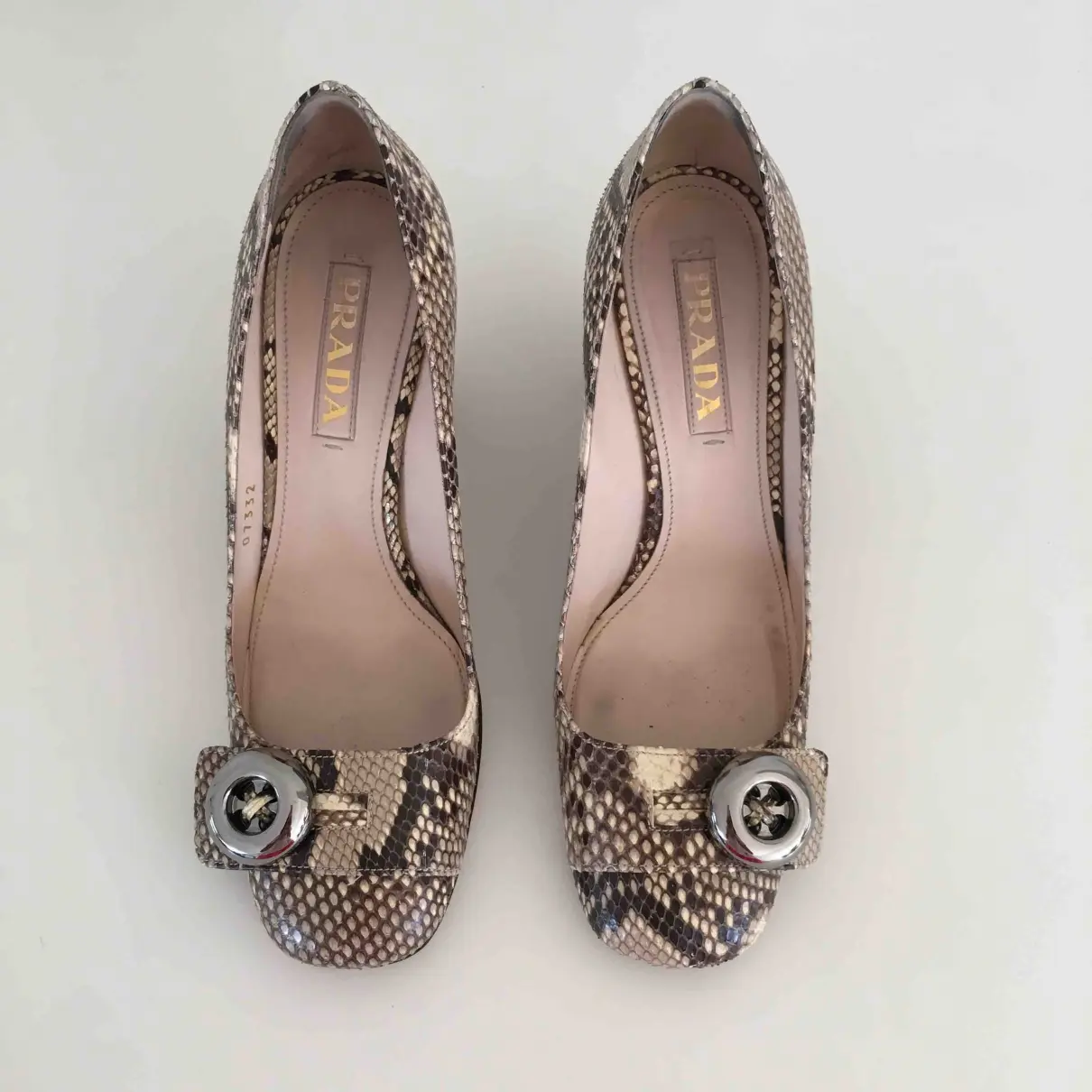 Prada Python heels for sale