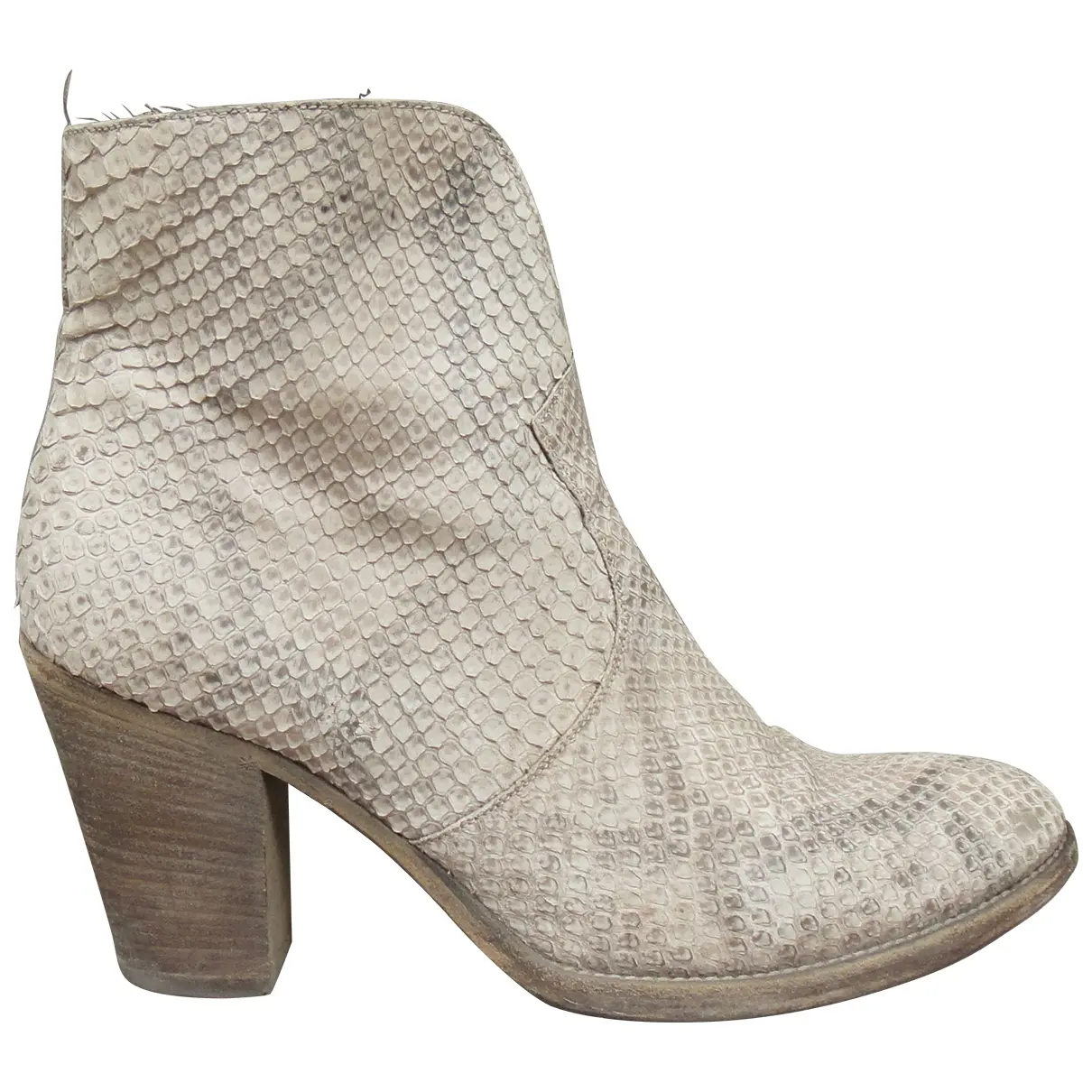 Python ankle boots Sartore