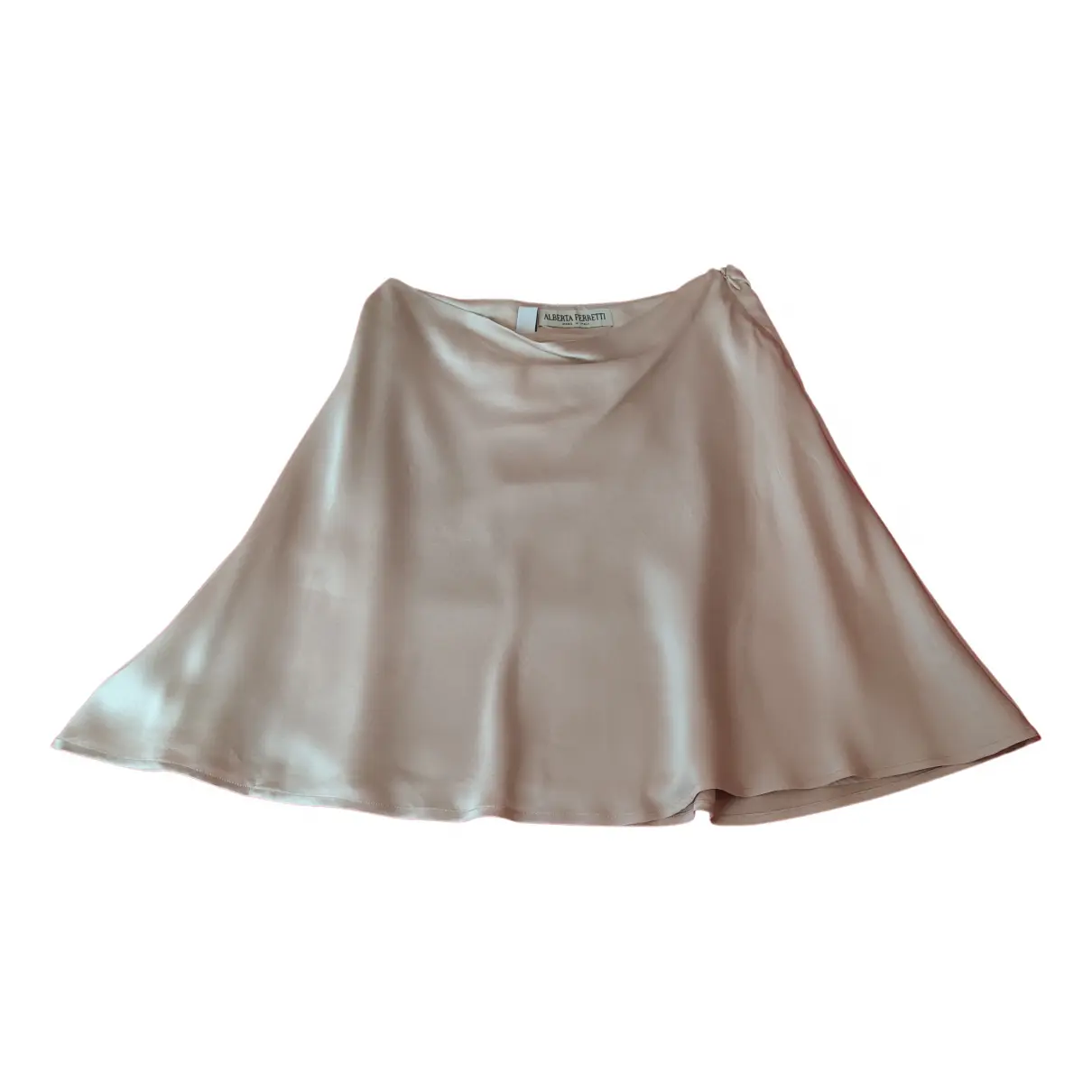 Silk mini skirt Alberta Ferretti
