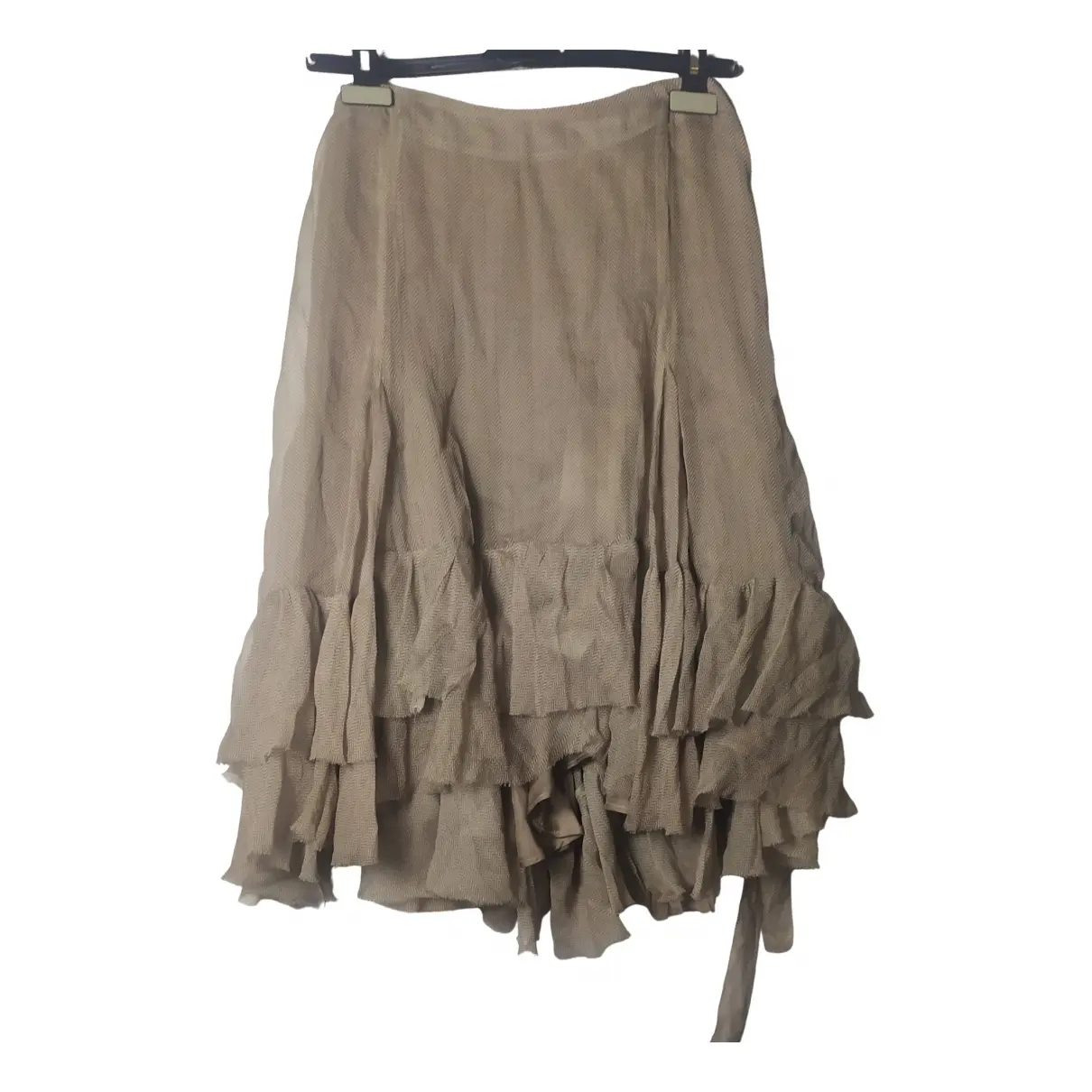 Silk mid-length skirt Anne Valerie Hash