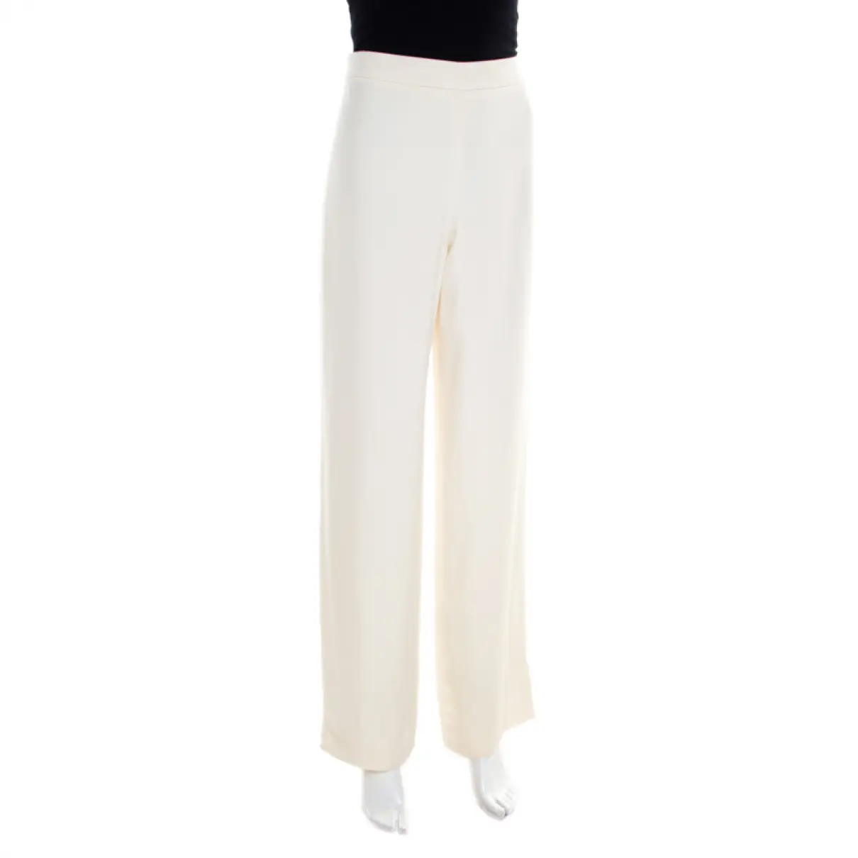 Buy Armani Collezioni Silk trousers online