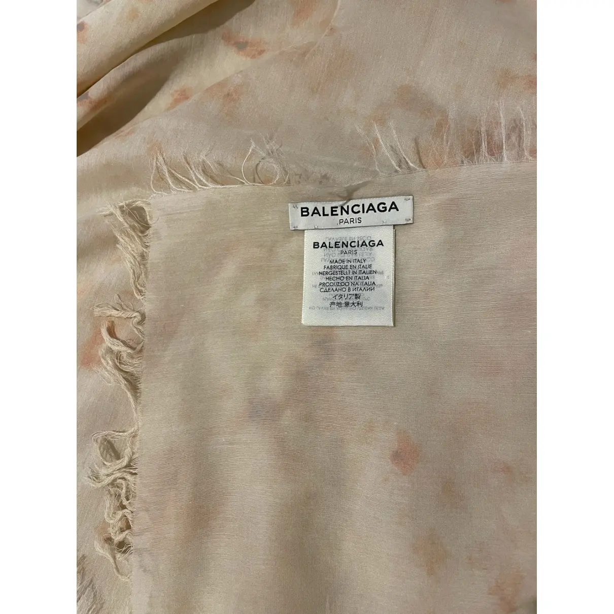 Silk stole Balenciaga