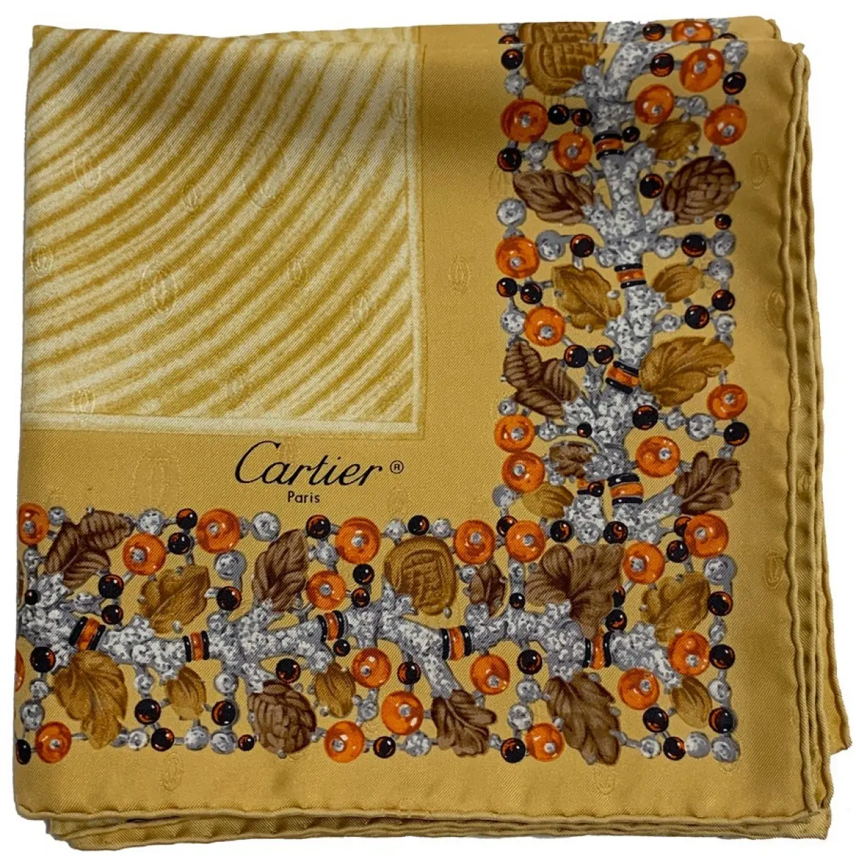 Cartier Silk handkerchief for sale - Vintage
