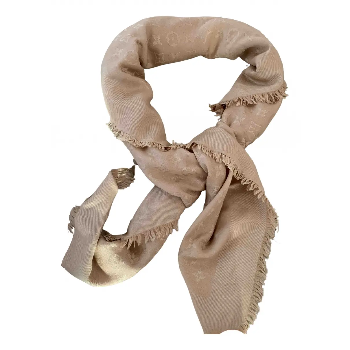 Châle Monogram silk scarf Louis Vuitton