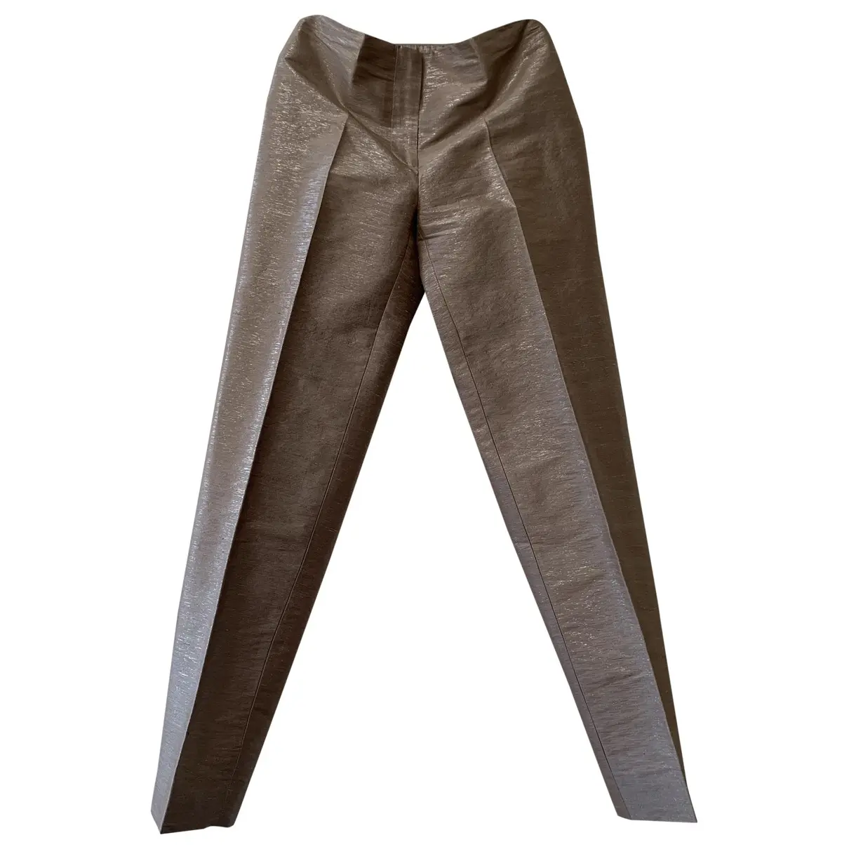 Silk straight pants Costume National - Vintage