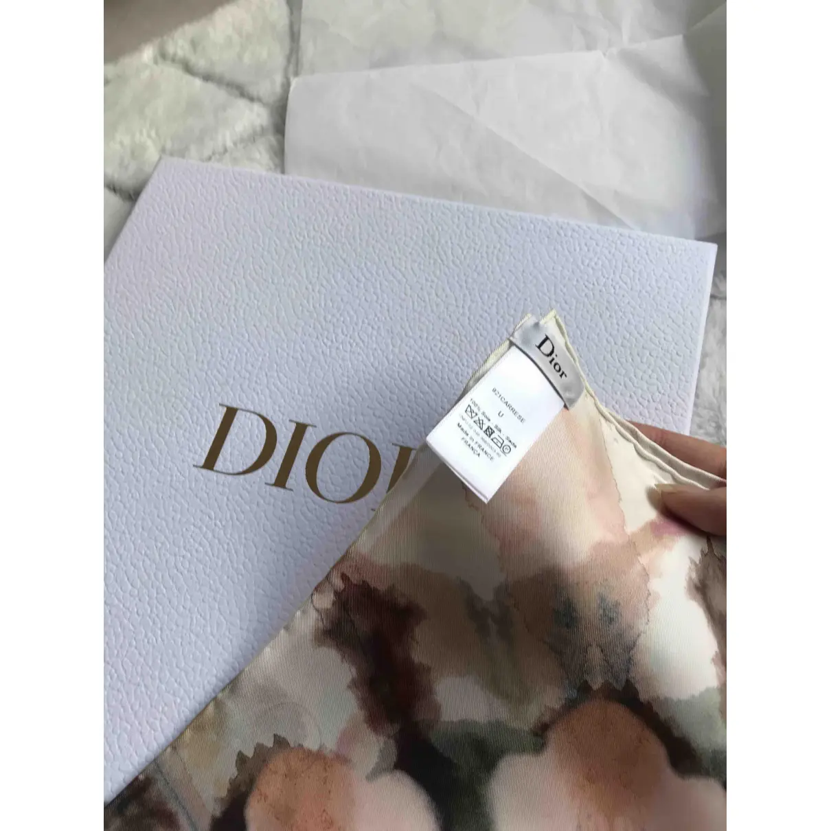 Luxury Dior Silk handkerchief Women