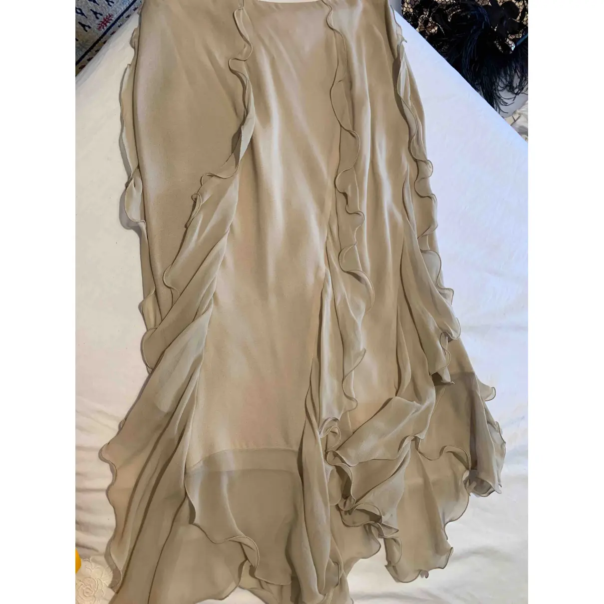 Silk mid-length skirt Emanuel Ungaro