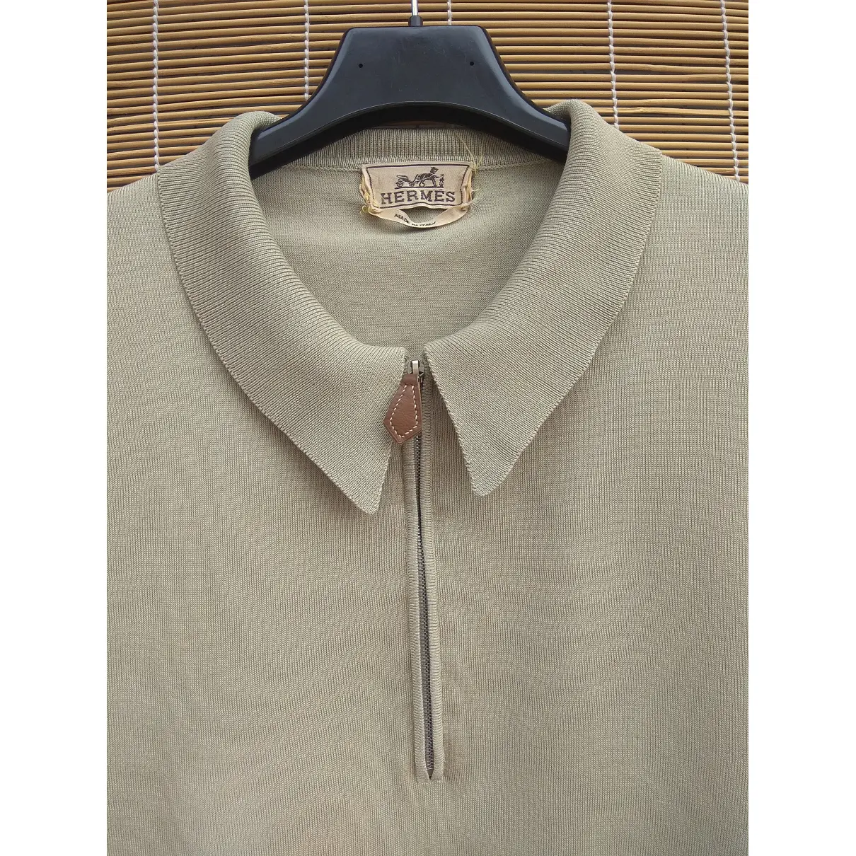 Silk polo shirt Hermès - Vintage