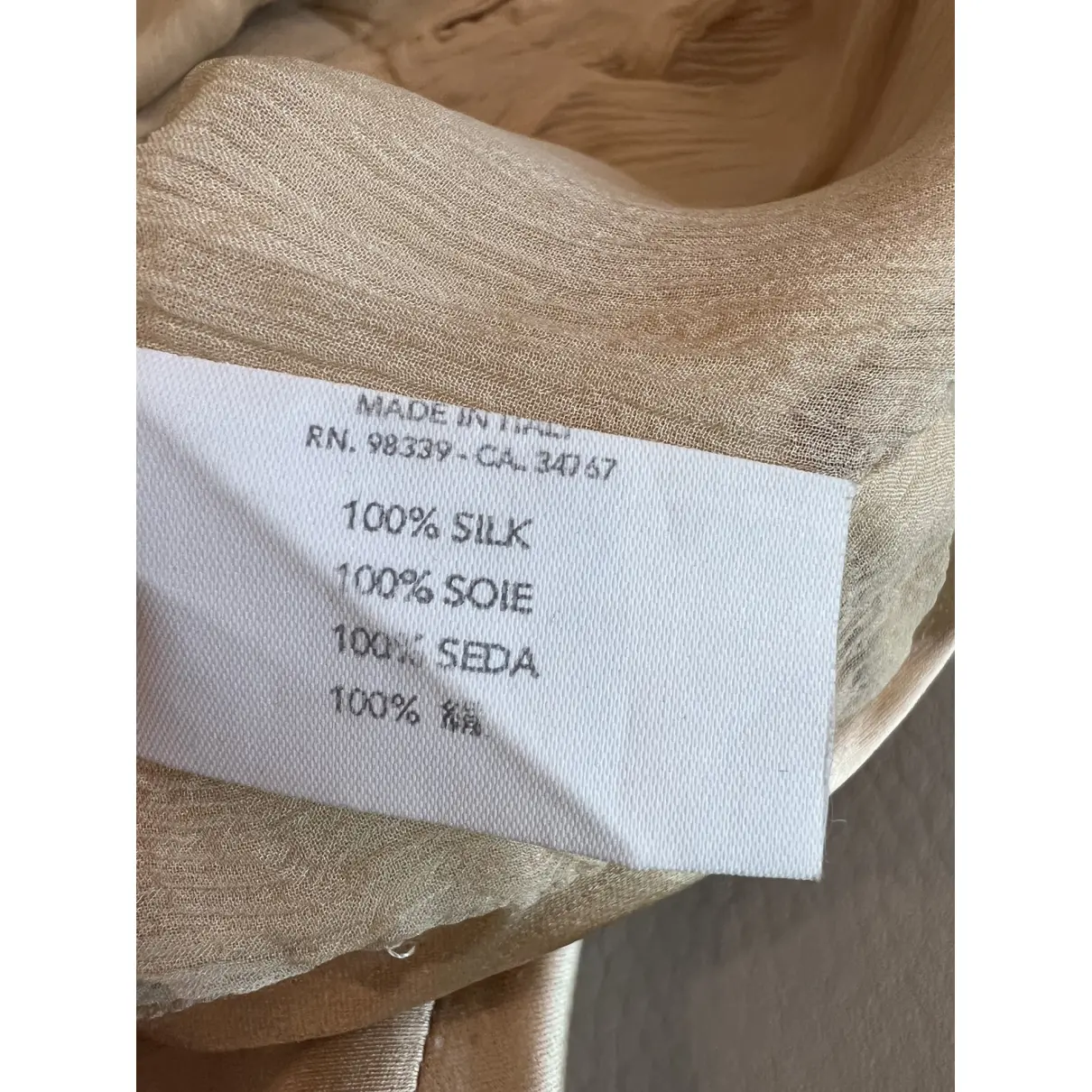 Silk jersey top Prada