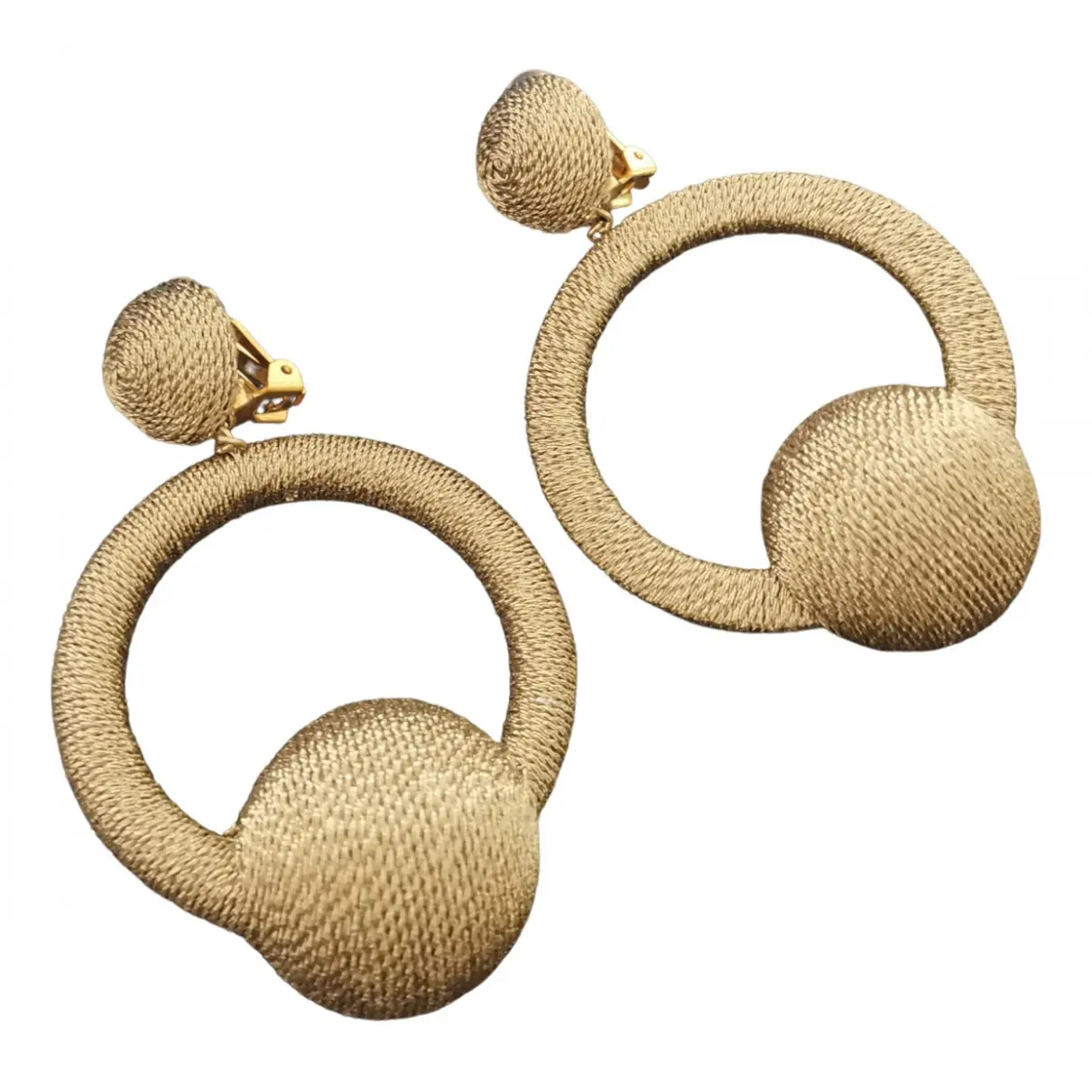 Silk earrings Rebecca De Ravenel